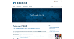 Desktop Screenshot of haase.at